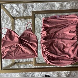 Lucy in the Sky Mauve Pink Two-Piece Set